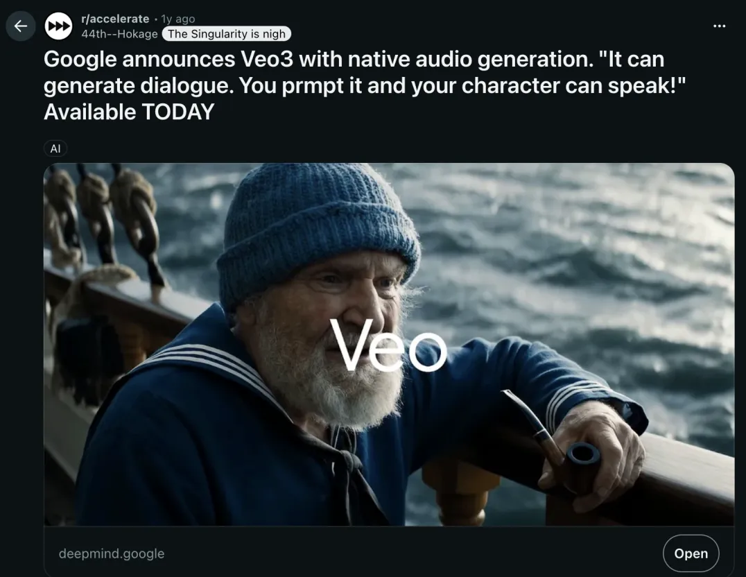 Filtración de Google Veo 4 apunta a un video multicámara con audio nativo