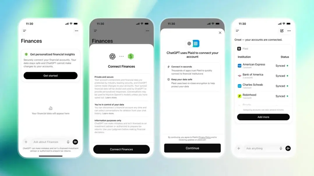 ChatGPT accede a tus cuentas bancarias para asesoría financiera personalizada