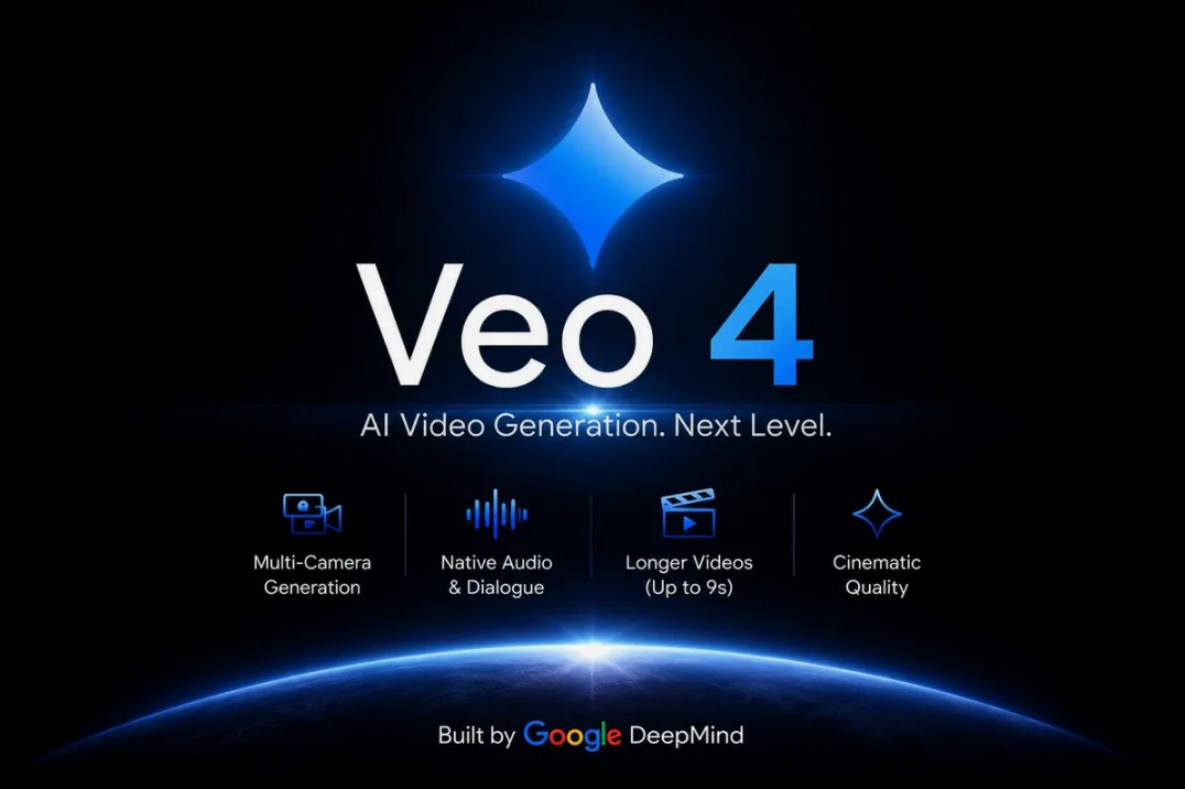 Filtración de Google Veo 4 apunta a un video multicámara con audio nativo