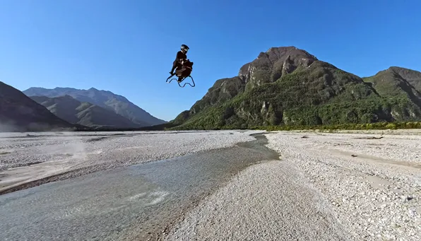 Volonaut Airbike: la moto voladora de 88 mil dólares que alcanza 200 km/h con propulsión a chorro